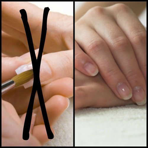 acrylic or natural nails
