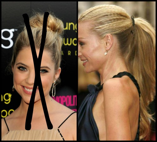 bun or ponytail